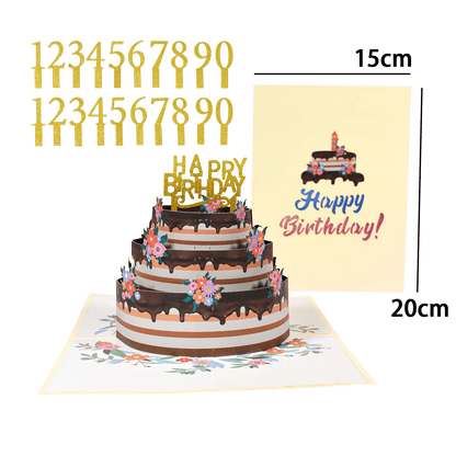 Pop - Up Birthday Gift Cards - Cake Pops Parties