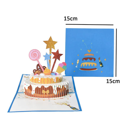 Pop - Up Birthday Gift Cards - Cake Pops Parties