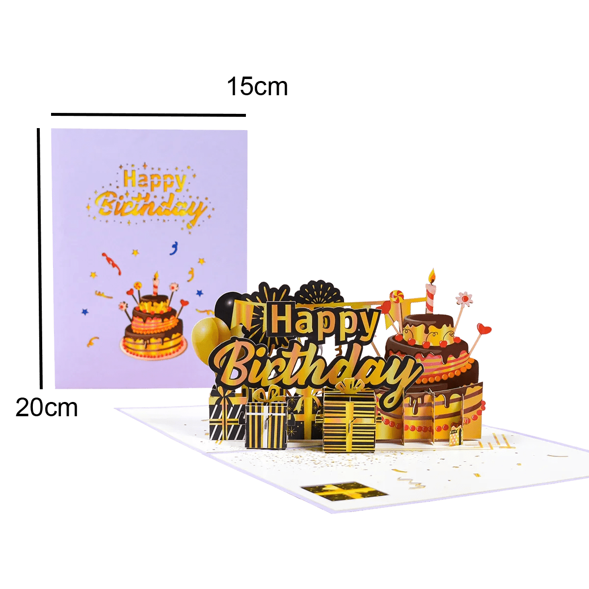 Pop - Up Birthday Gift Cards - Cake Pops Parties