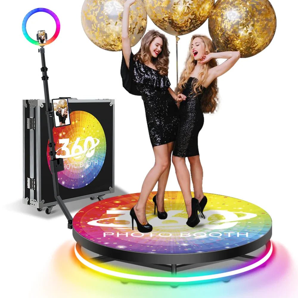 Portable 360 Photo Booth Rotating Machine - Cake Pops Parties