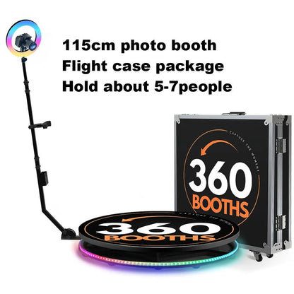 Portable 360 Photo Booth Rotating Machine - Cake Pops Parties