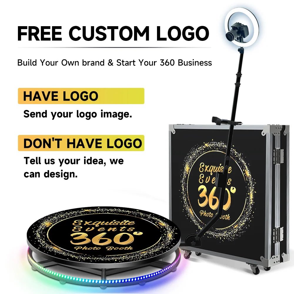 Portable 360 Photo Booth Rotating Machine - Cake Pops Parties