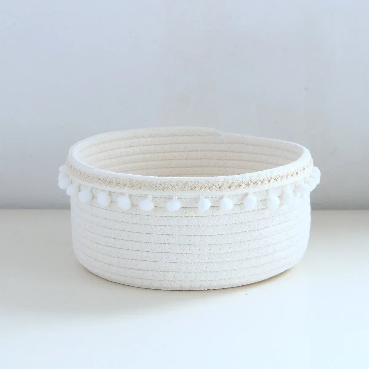 Portable Woven Storage Basket Organizer - Cake Pops Parties