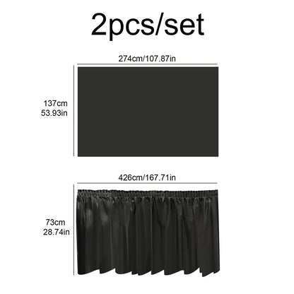 Premium Disposable Tablecloth Skirt - Cake Pops Parties