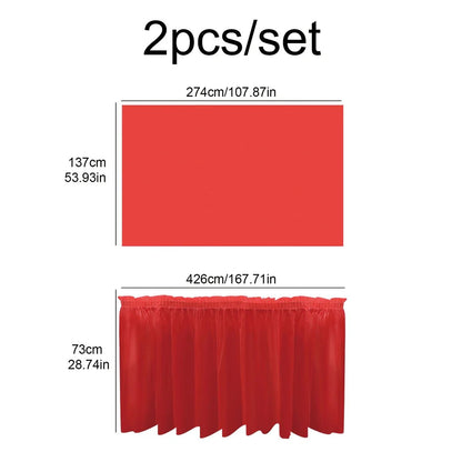 Premium Disposable Tablecloth Skirt - Cake Pops Parties