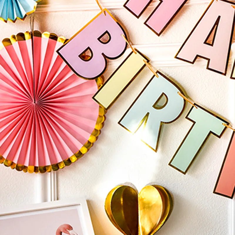 Premium Happy Birthday Banner Set - Cake Pops Parties