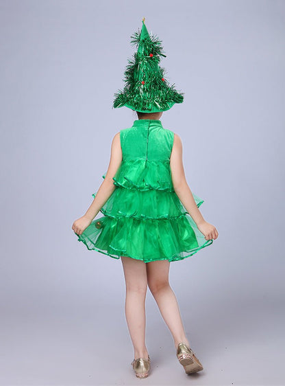 Princess Christmas Tree Dance Costume - Cake Pops Parties