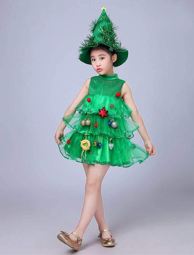 Princess Christmas Tree Dance Costume - Cake Pops Parties