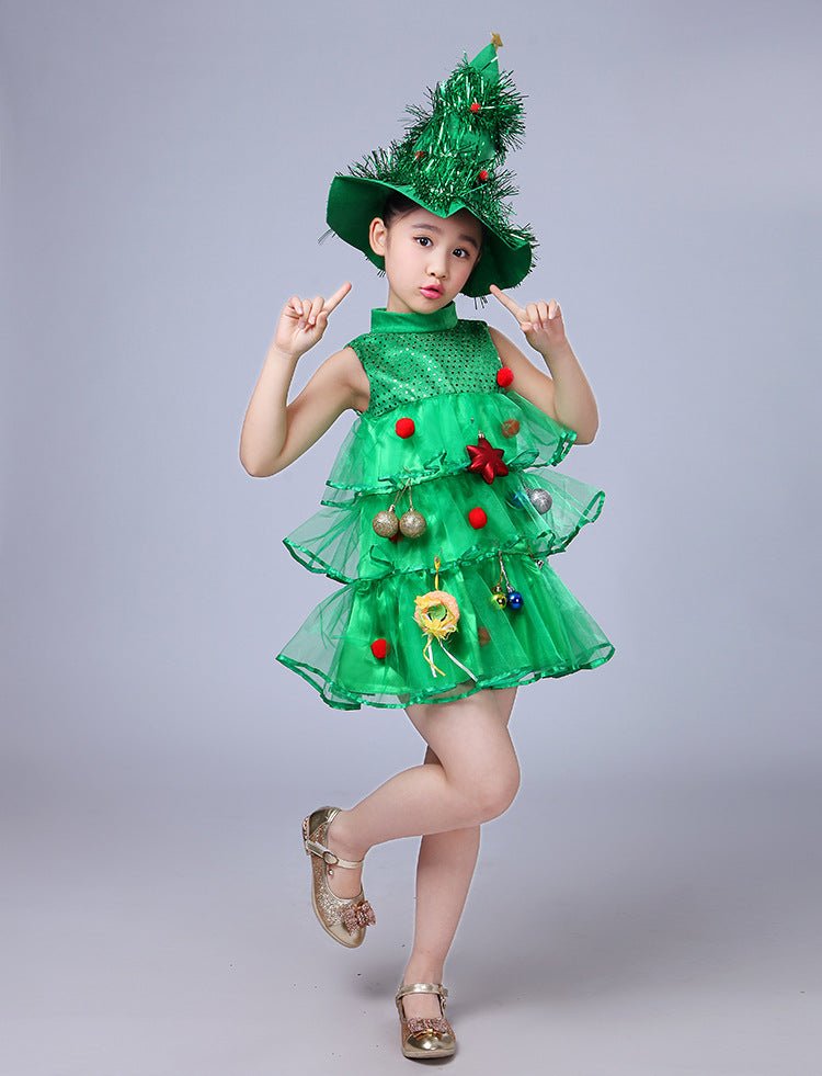Princess Christmas Tree Dance Costume - Cake Pops Parties