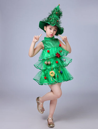 Princess Christmas Tree Dance Costume - Cake Pops Parties