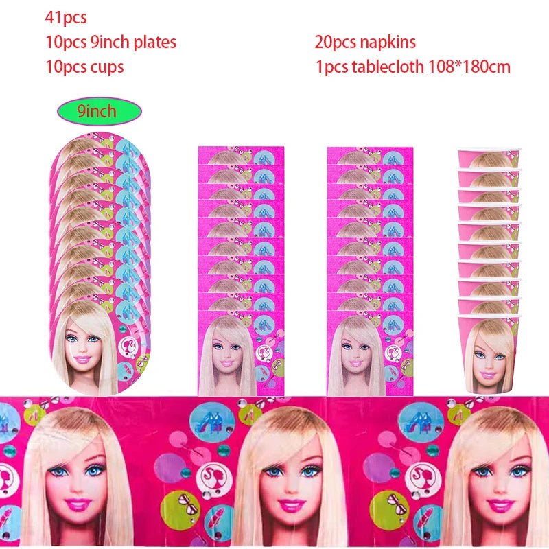 Princess Theme Birthday Party Supplies Set - Cake Pops Parties