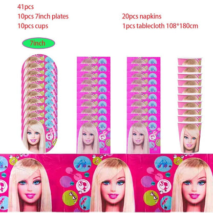 Princess Theme Birthday Party Supplies Set - Cake Pops Parties