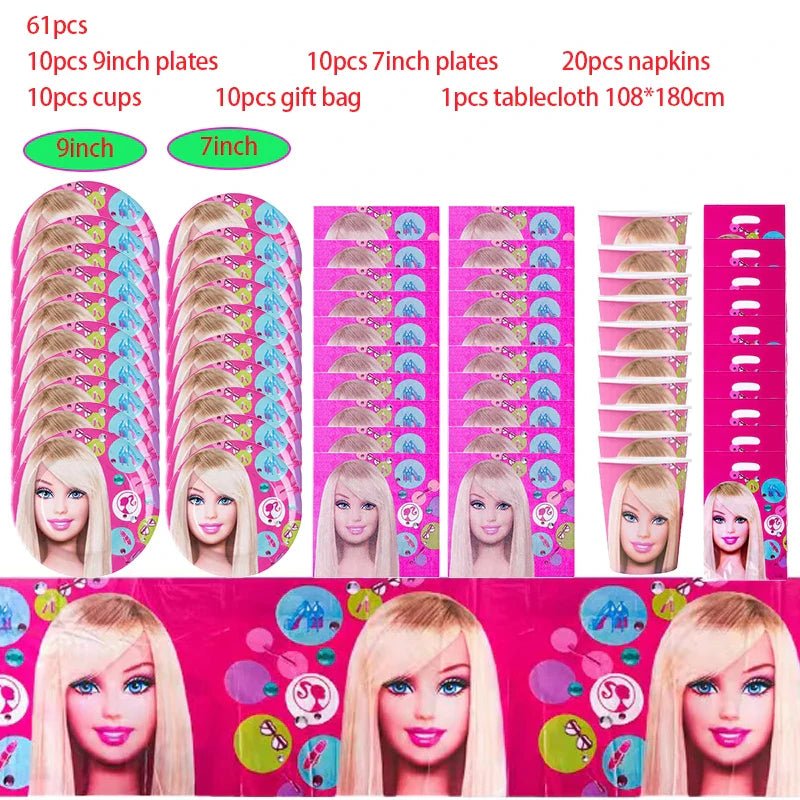 Princess Theme Birthday Party Supplies Set - Cake Pops Parties