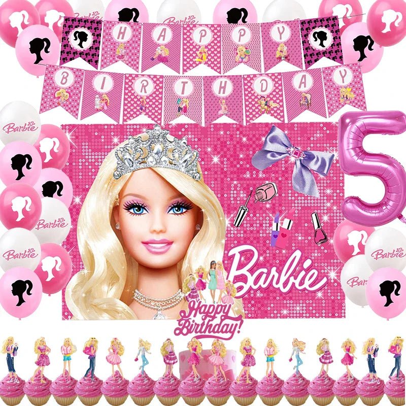 Princess Theme Birthday Party Supplies Set - Cake Pops Parties