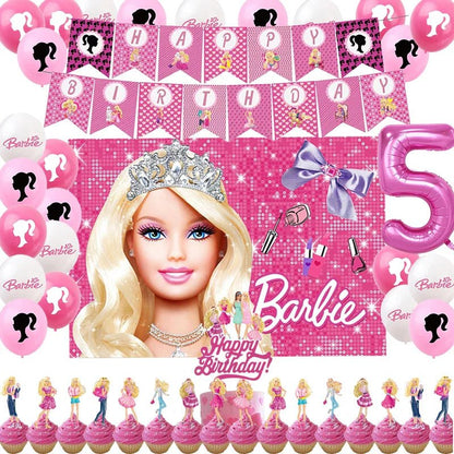 Princess Theme Birthday Party Supplies Set - Cake Pops Parties