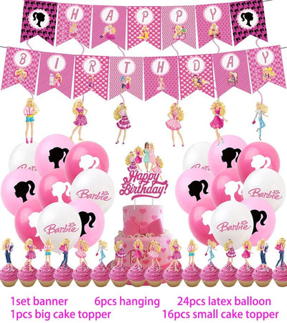 Princess Theme Birthday Party Supplies Set - Cake Pops Parties