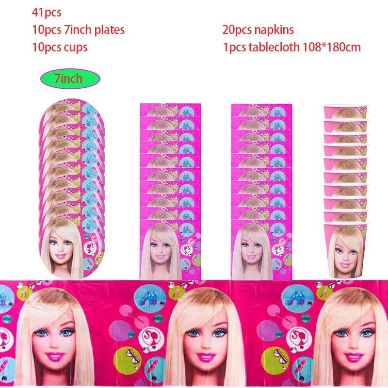 Princess Theme Birthday Party Supplies Set - Cake Pops Parties