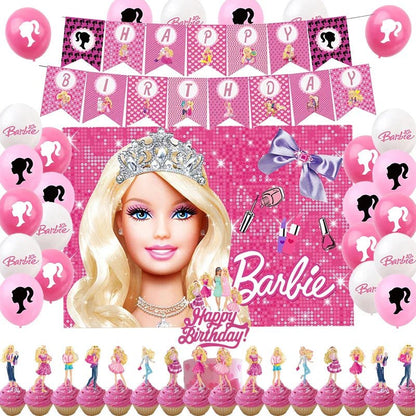 Princess Theme Birthday Party Supplies Set - Cake Pops Parties