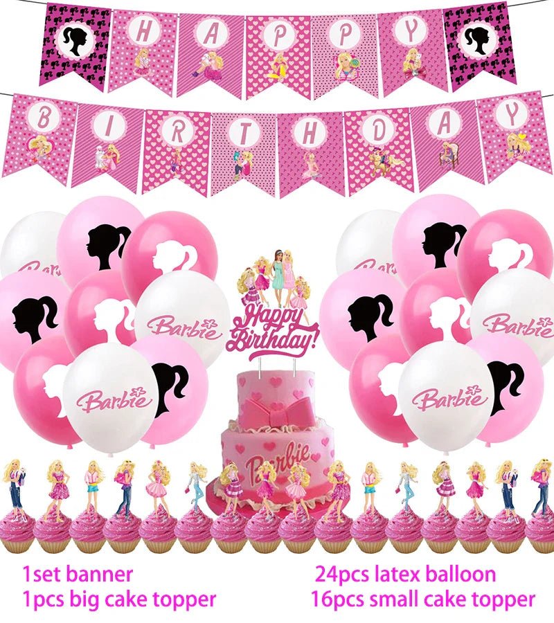 Princess Theme Birthday Party Supplies Set - Cake Pops Parties