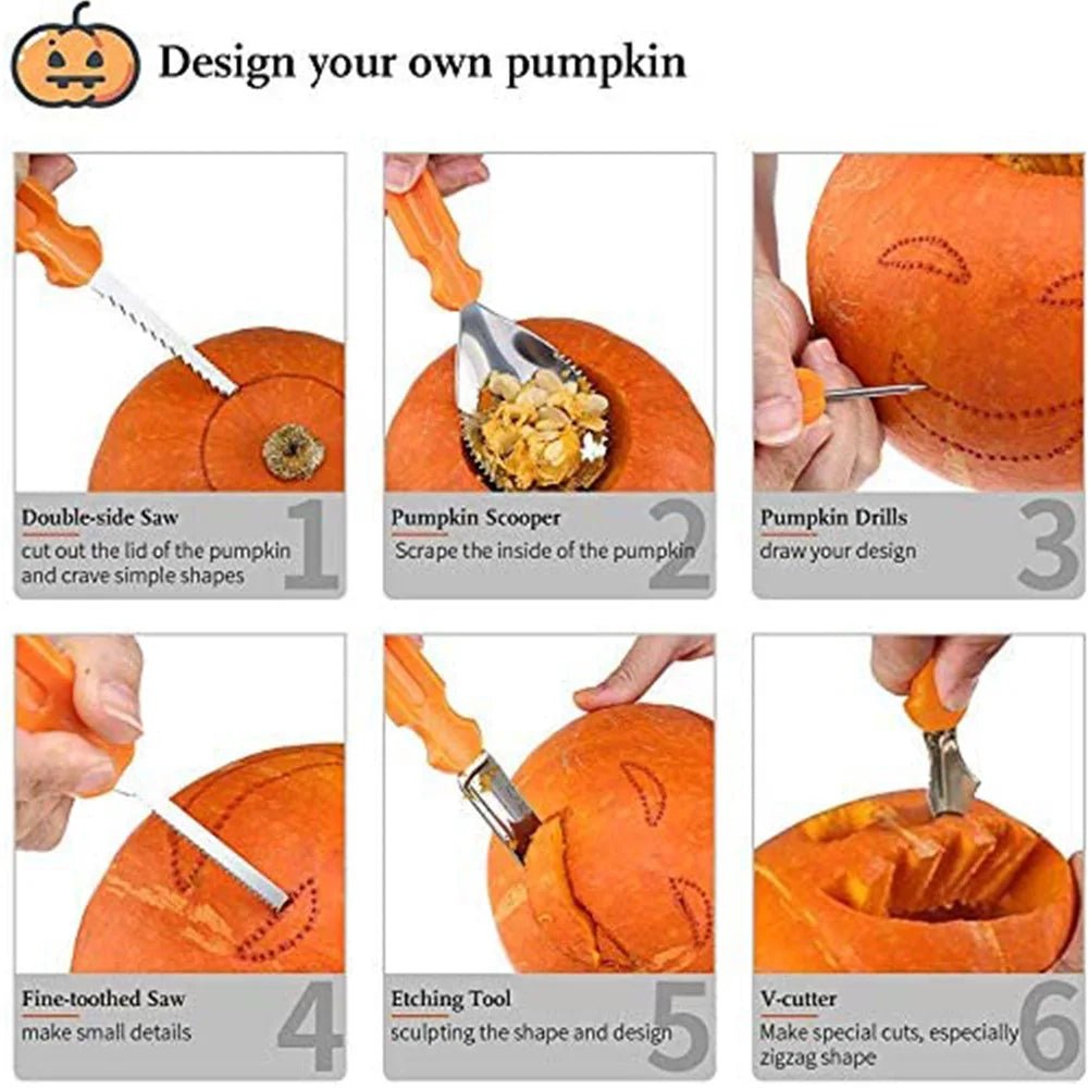 Professional Halloween Pumpkin Carving Kit - Cake Pops Parties