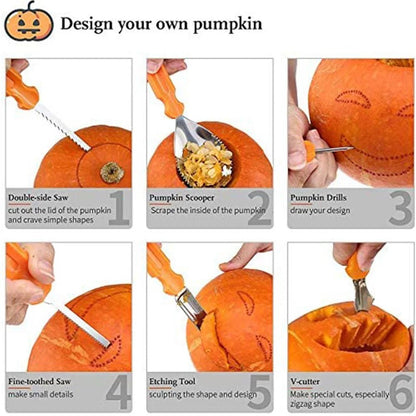 Professional Halloween Pumpkin Carving Kit - Cake Pops Parties