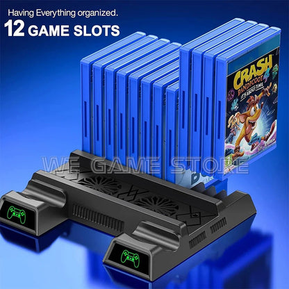 PS4 Cooling Fan Stand & Dual Controller Charger - Cake Pops Parties