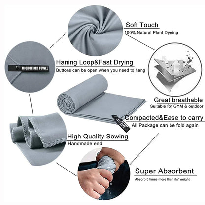 Quick - Drying Sports Towel 40x80/80x160CM - Cake Pops Parties