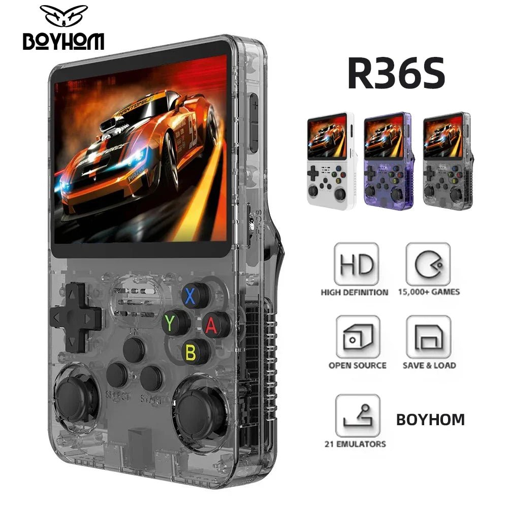 R36S Retro Handheld Game Console 64GB IPS Screen - Cake Pops Parties