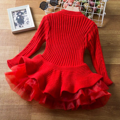 Red Christmas Party Dress for Girls - Cake Pops Parties