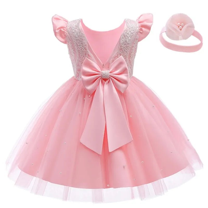 Red Lace Princess Party Dress - Cake Pops Parties