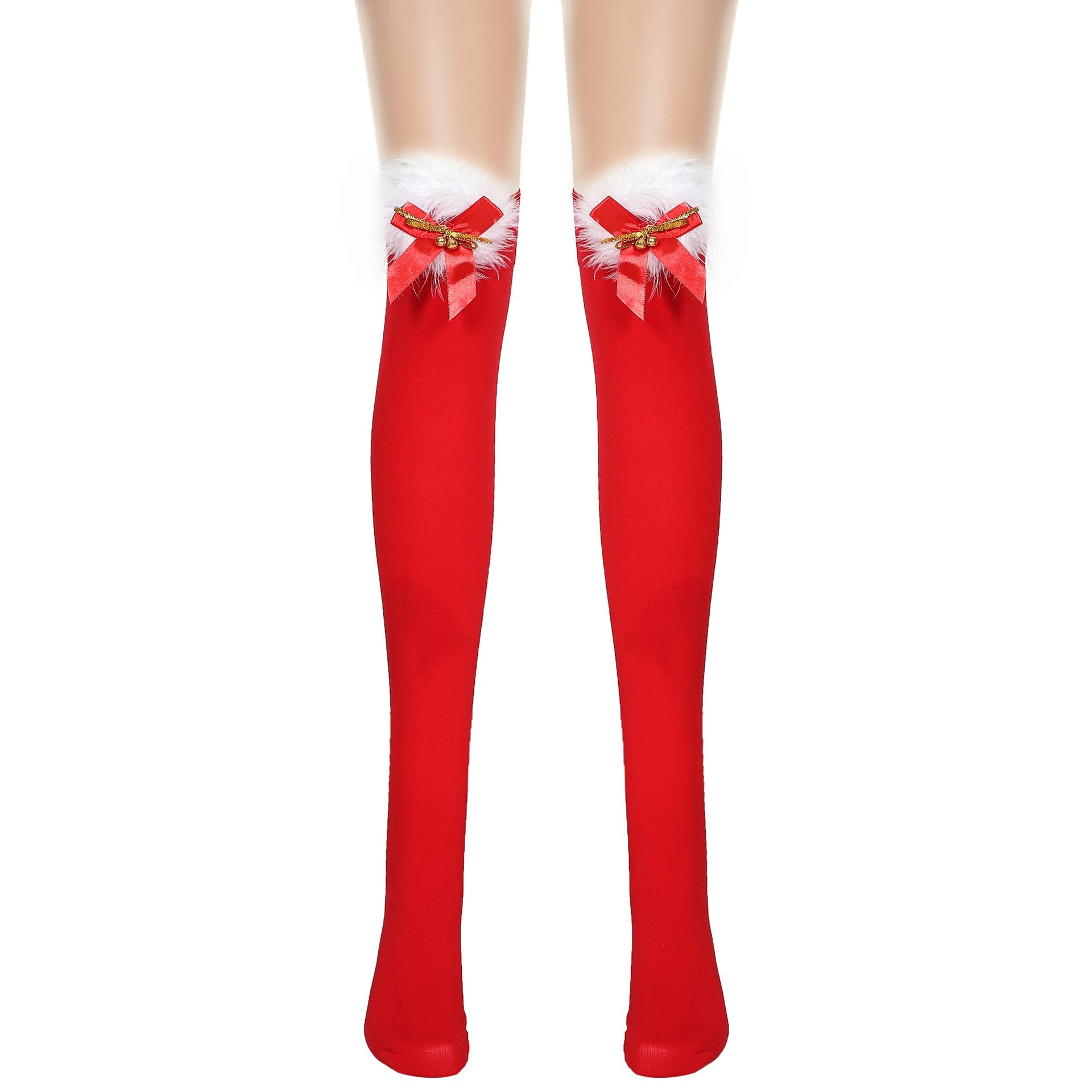 Red Long Bow Christmas Stockings - Cake Pops Parties