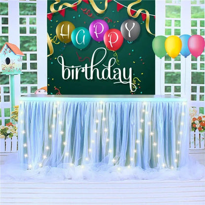 Romantic Tulle Table Skirt - Cake Pops Parties