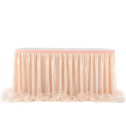 Romantic Tulle Table Skirt - Cake Pops Parties