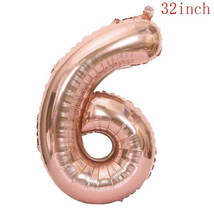 Rose Gold Balloons Set & Confetti - Cake Pops Parties