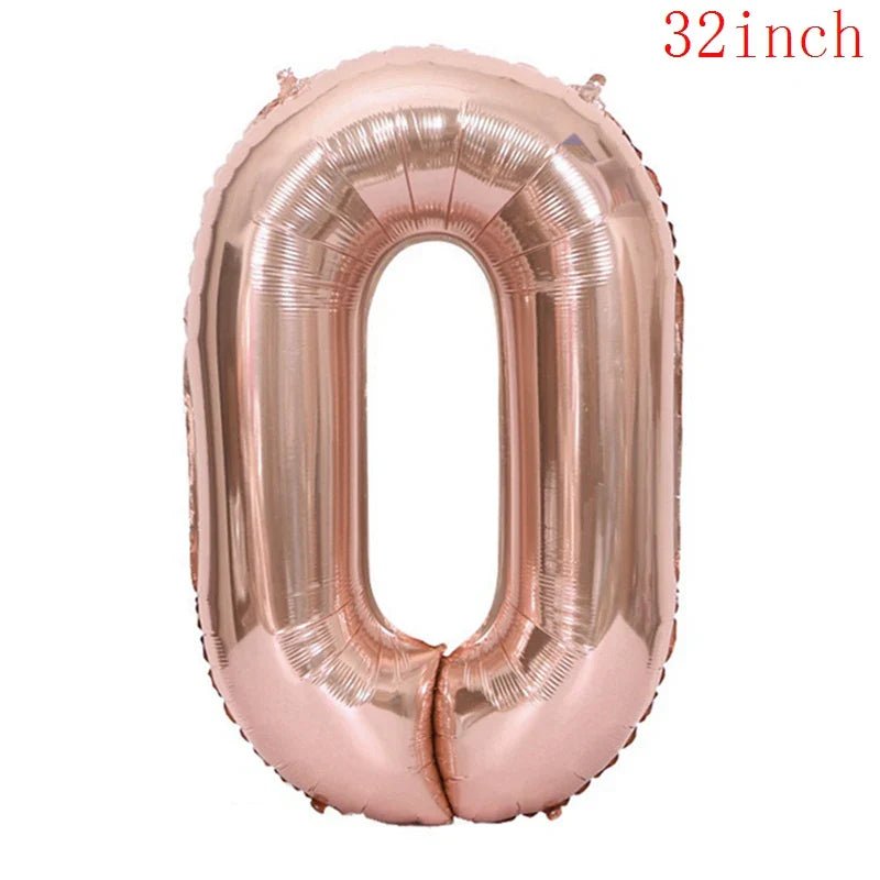 Rose Gold Balloons Set & Confetti - Cake Pops Parties