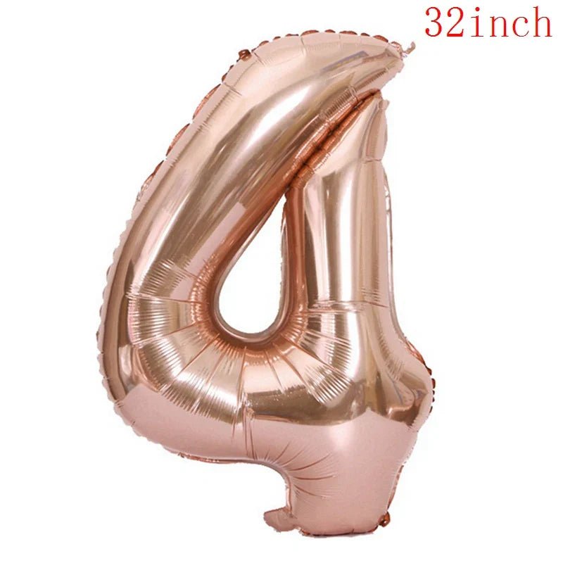 Rose Gold Balloons Set & Confetti - Cake Pops Parties