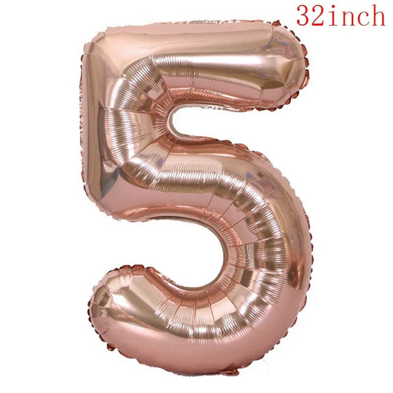 Rose Gold Balloons Set & Confetti - Cake Pops Parties