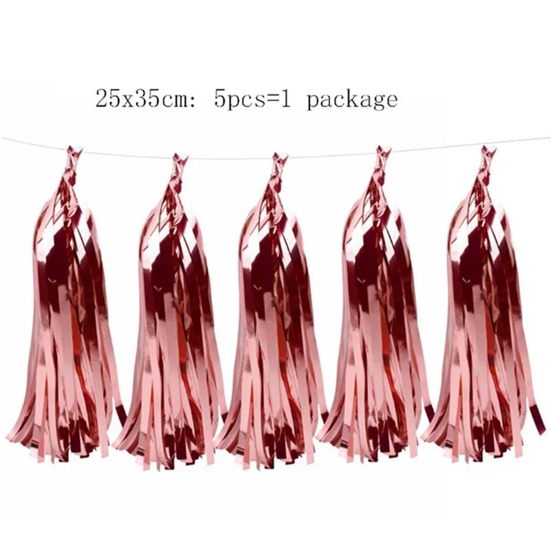 Rose Gold Balloons Set & Confetti - Cake Pops Parties