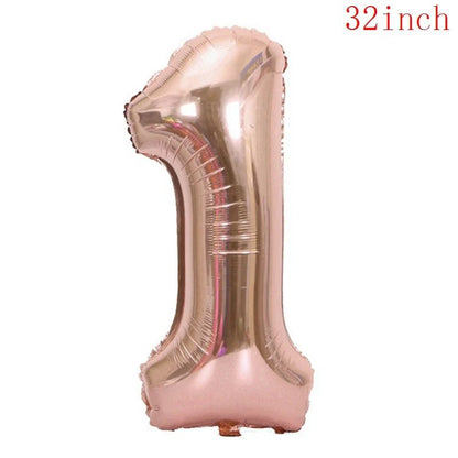 Rose Gold Balloons Set & Confetti - Cake Pops Parties