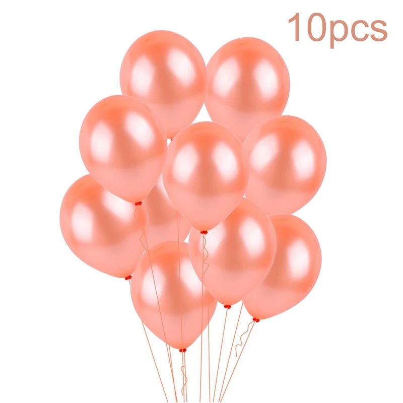 Rose Gold Balloons Set & Confetti - Cake Pops Parties