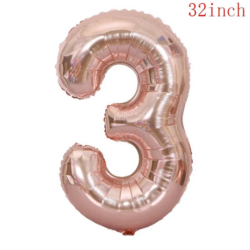 Rose Gold Balloons Set & Confetti - Cake Pops Parties