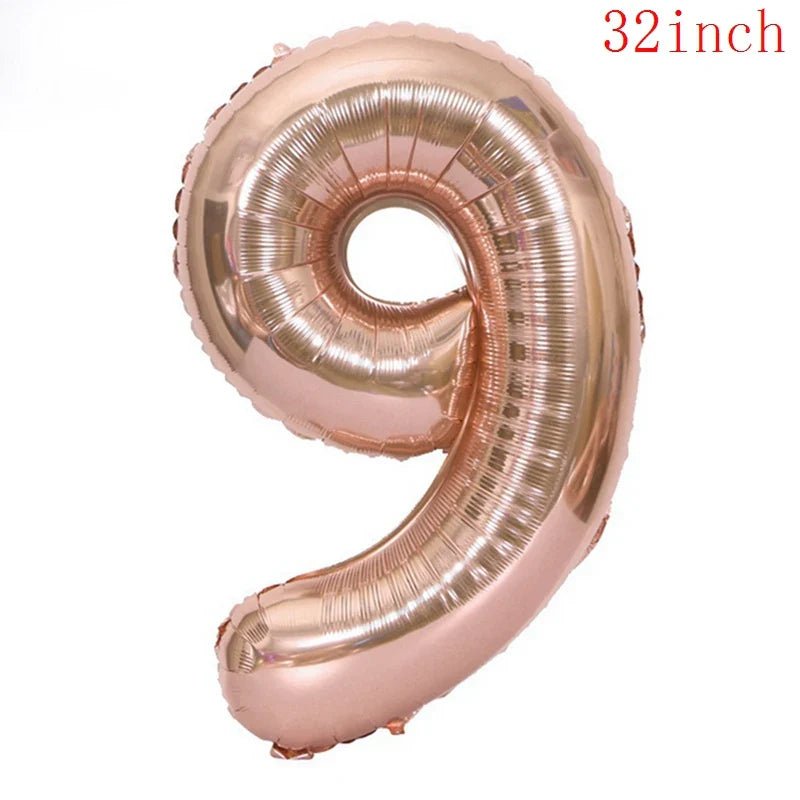 Rose Gold Balloons Set & Confetti - Cake Pops Parties