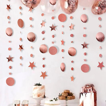 Rose Gold Balloons Set & Confetti - Cake Pops Parties
