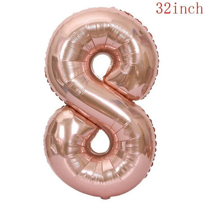 Rose Gold Balloons Set & Confetti - Cake Pops Parties