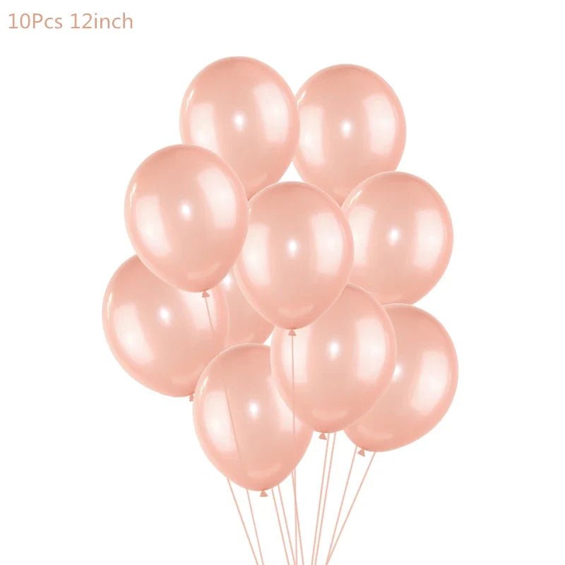 Rose Gold Confetti Balloons & Party Decorations - Cake Pops Parties
