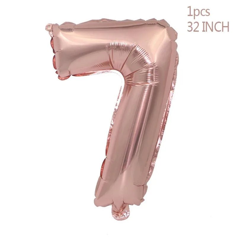 Rose Gold Confetti Balloons & Party Decorations - Cake Pops Parties