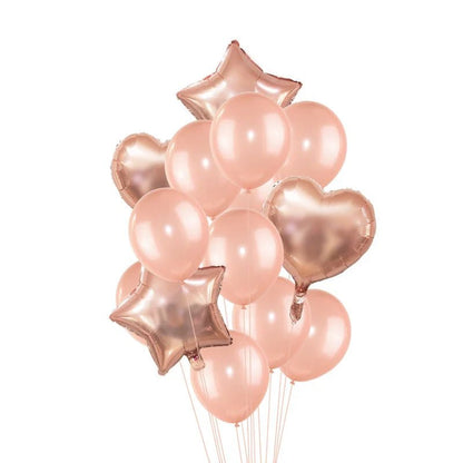 Rose Gold Confetti Balloons & Party Decorations - Cake Pops Parties
