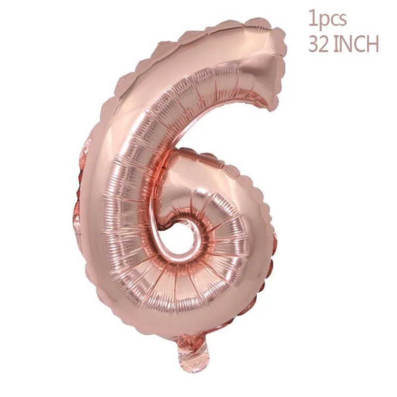 Rose Gold Confetti Balloons & Party Decorations - Cake Pops Parties