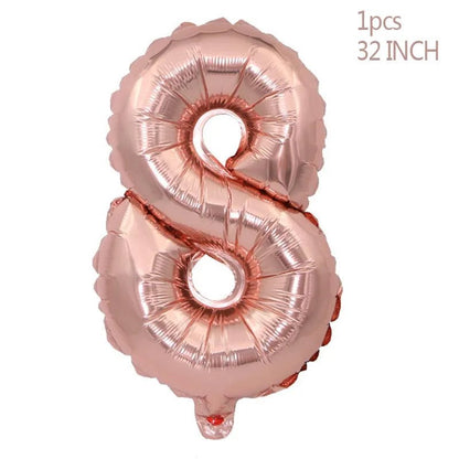 Rose Gold Confetti Balloons & Party Decorations - Cake Pops Parties