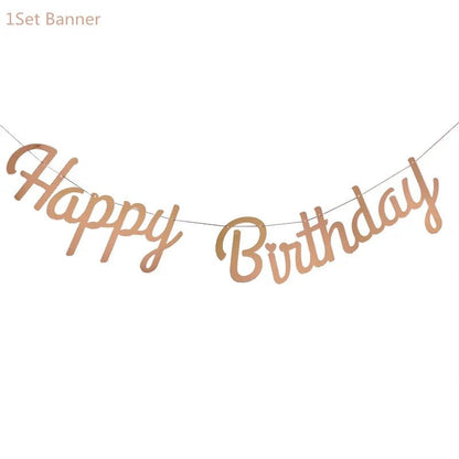 Rose Gold Confetti Balloons & Party Decorations - Cake Pops Parties